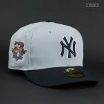 NEW YORK YANKEES 2001 ROAD JERSEY AL CENTENNIAL CHARTER MEMBER NEW ERA HAT