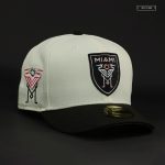 INTER MIAMI FC "FOR THE GOAT OF ARGENTINA" MESSI OFF WHITE NEW ERA FITTED CAP