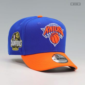 NEW YORK KNICKS 2026 NBA CHAMPIONS TWO TONE PRIMARY NEW ERA 9FIFTY SNAPBACK HAT