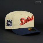 DETROIT TIGERS 2006 WORLD SERIES "OLD GOLD / MIDNIGHT NAVY" NEW ERA HAT