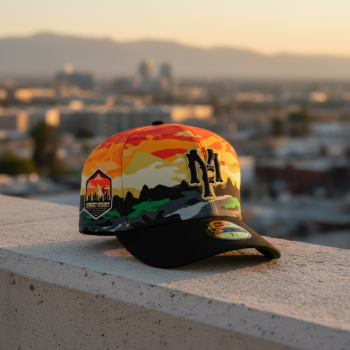 MYFITTEDS X RUSSETSUNSET 001 LANDSCAPE CAMOUFLAGE ELITE SERIES NEW ERA FITTED CAP